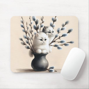 Alfombrilla De Ratón Gatos En Catkins