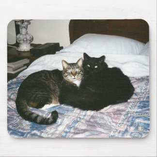 Alfombrilla De Ratón gatos en mousepad de la cama