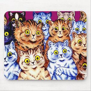 Alfombrilla De Ratón Gatos frescos de Louis Wain