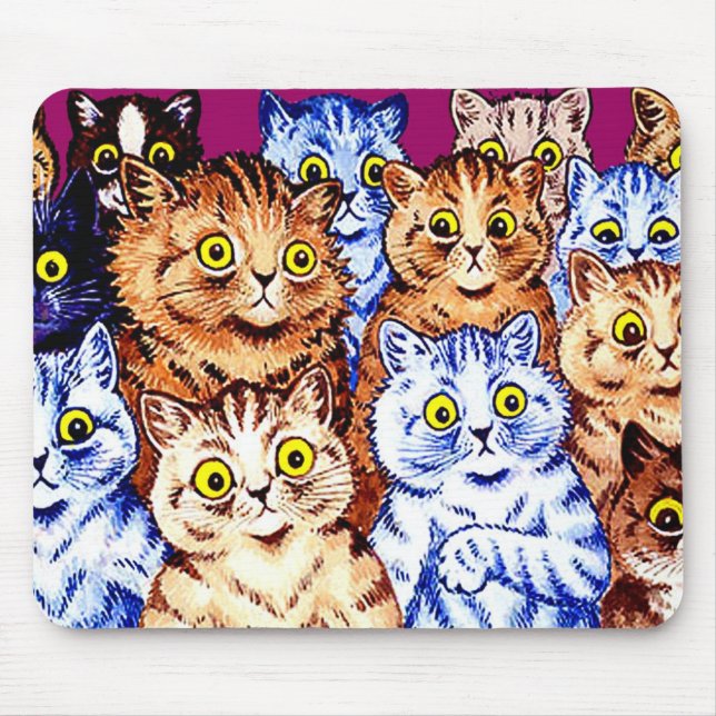 Alfombrilla De Ratón Gatos Guay de Louis Wain (Frente)