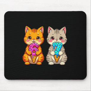 Alfombrilla De Ratón Gatos Kawaii Lindos Neko 67 Drip Meme Divertido Se