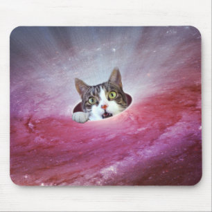 Alfombrilla De Ratón Gatos LOL Mousepad divertido del espacio de la
