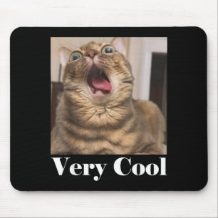 Alfombrilla De Ratón Gatos Meme Gráfico Humor de Gato Tonto Gato Divert