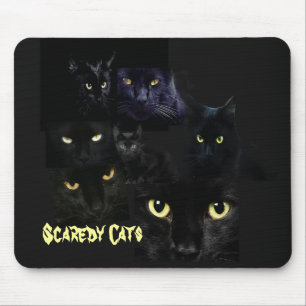 Alfombrilla De Ratón Gatos Mousepad de Scaredy