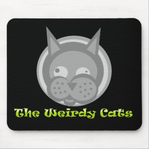 Alfombrilla De Ratón Gatos Mousepad de Weirdy