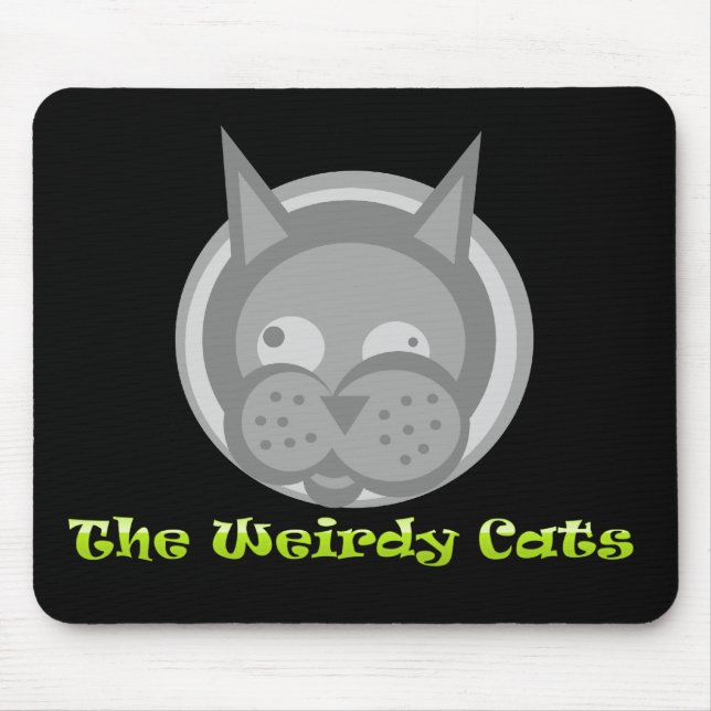 Alfombrilla De Ratón Gatos Mousepad de Weirdy (Frente)