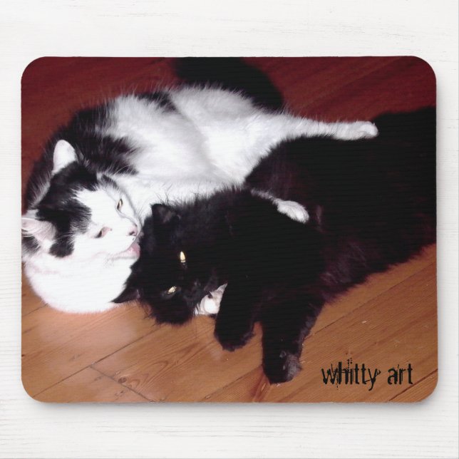 Alfombrilla De Ratón Gatos Mousepad del amor (Frente)
