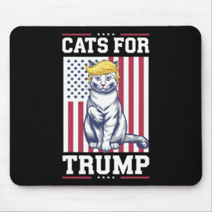 Alfombrilla De Ratón Gatos Para Trump 2024 Vota Al Presidente Donald Tr
