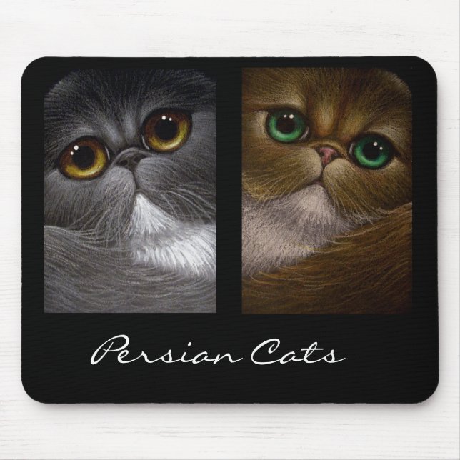 Alfombrilla De Ratón GATOS PERSAS Mousepad (Frente)