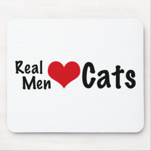 Alfombrilla De Ratón Gatos reales #2 del amor de los hombres