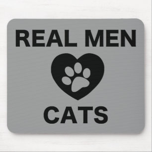 Alfombrilla De Ratón Gatos reales del amor de los hombres