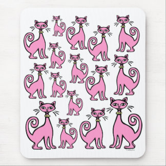 Alfombrilla De Ratón Gatos retro