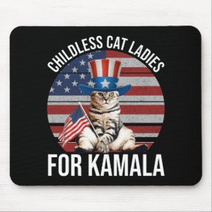 Alfombrilla De Ratón Gatos Sin Niños Damas Para Kamala