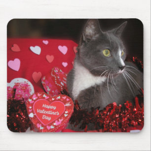 Alfombrilla De Ratón "Gatos y besos"