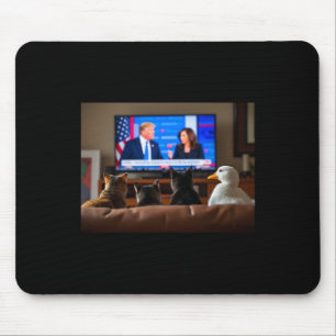 Alfombrilla De Ratón Gatos Y Patos Trump Camisa