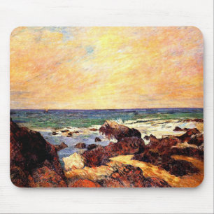 Alfombrilla De Ratón Gauguin - Rocas y Mar,