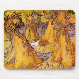 Alfombrilla De Ratón Gavillas de Trigo por Vincent van Gogh