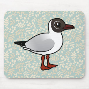 Alfombrilla De Ratón Gaviota de cabeza negra de Birdorable