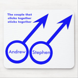 Alfombrilla De Ratón Gay Lovers Personalizable Mousepad