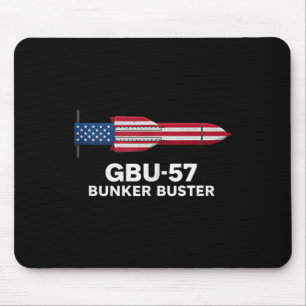 Alfombrilla De Ratón Gbu-57 Bunker Buster Bandera Americana 4 De Julio
