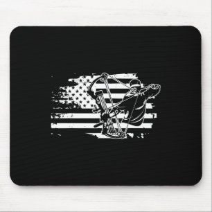 Alfombrilla De Ratón Gear de caza de arrastre compuesto Retro Hombres B