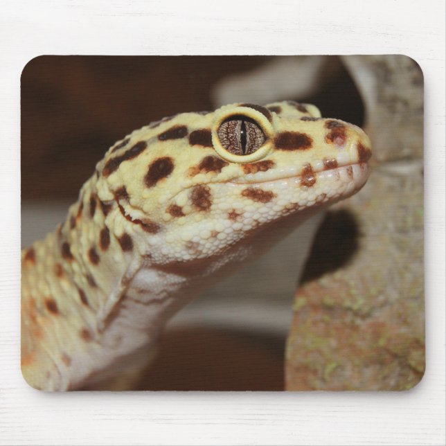 Alfombrilla De Ratón Gecko Mousepad del leopardo (Frente)