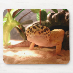 Alfombrilla De Ratón Gecko Mousepad del leopardo