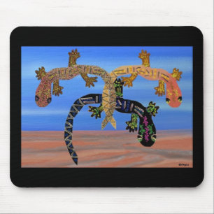 Alfombrilla De Ratón Geckos en el valle del fuego