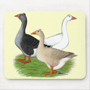 Alfombrilla De Ratón Geese: Trio desquiciado