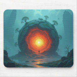 Alfombrilla De Ratón Geheimnisvoller Erdkern  Das Herz unseres Planeten