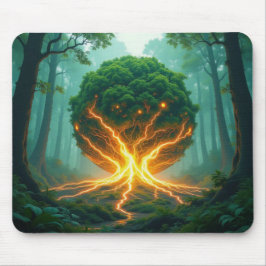 Alfombrilla De Ratón Geheimnisvoller Erdkern  Das Herz unseres Planeten