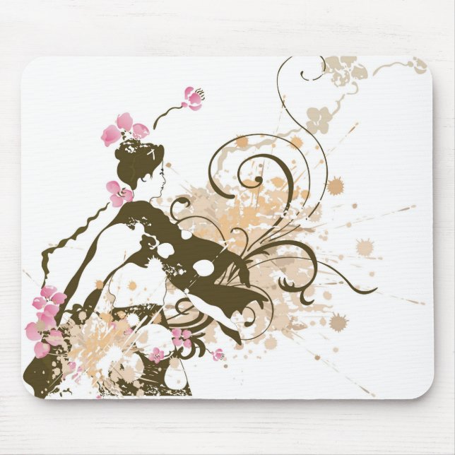 Alfombrilla De Ratón Geisha Mousepad (Frente)