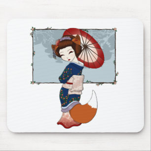Alfombrilla De Ratón Geisha Mousepad de Kitsune