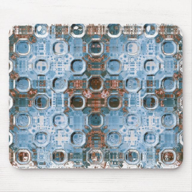 Alfombrilla De Ratón Gemelos de vidrio (Frente)