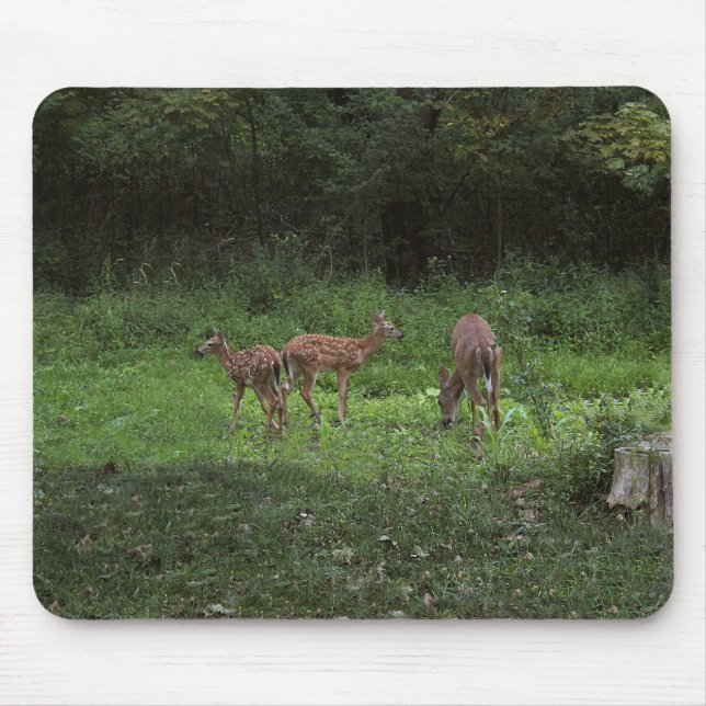Alfombrilla De Ratón Gemelos y su mamá (Frente)