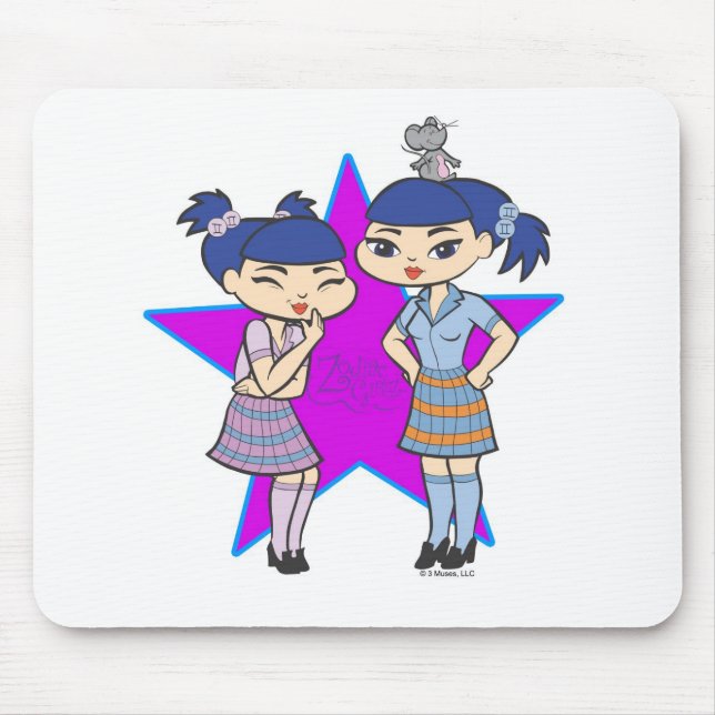 Alfombrilla De Ratón Géminis Mousepad (Frente)