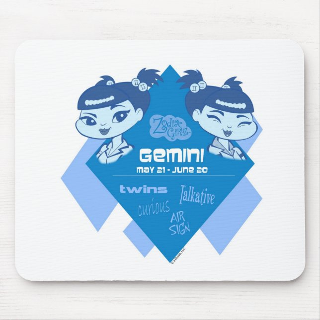 Alfombrilla De Ratón Géminis Mousepad (Frente)