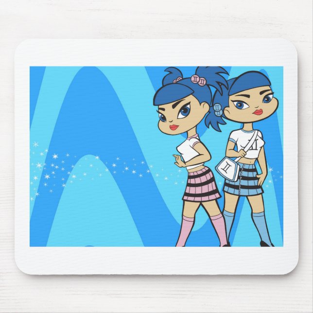 Alfombrilla De Ratón Géminis Mousepad (Frente)