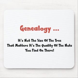 Alfombrilla De Ratón Genealogía ... No es el tamaño del árbol