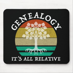Alfombrilla De Ratón Genealogía - Todo es relativo
