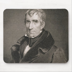 Alfombrilla De Ratón General importante William Henry Harrison, grabado