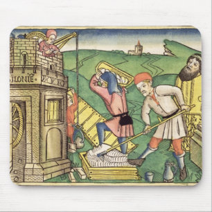 Alfombrilla De Ratón Génesis 11 1-9 que construye la torre de Babel, d