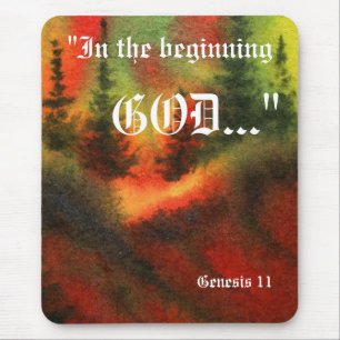 Alfombrilla De Ratón Génesis 1:1 Mousepad