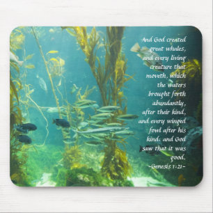 Alfombrilla De Ratón Génesis 1:21 Pacífico Kelp