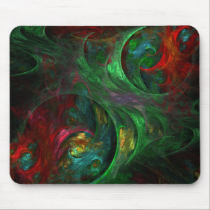 Alfombrilla De Ratón Génesis Green Resumen Art Mousepad
