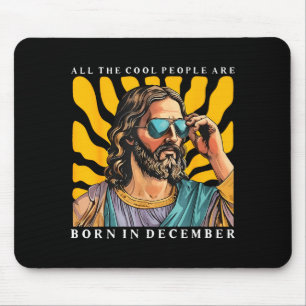 Alfombrilla De Ratón Gente Cool Nace En Diciembre Cristiano Jesús C