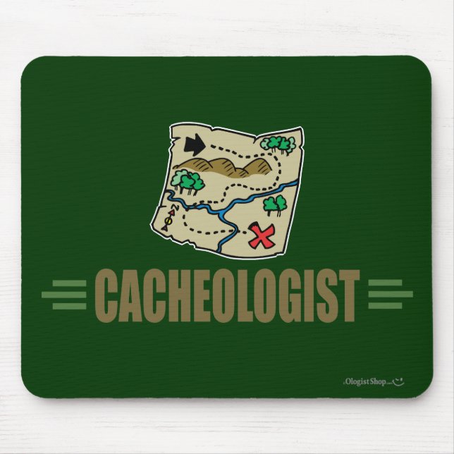 Alfombrilla De Ratón Geocaching humorístico (Frente)