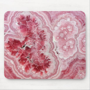 Alfombrilla De Ratón Geoda de cristales rosados