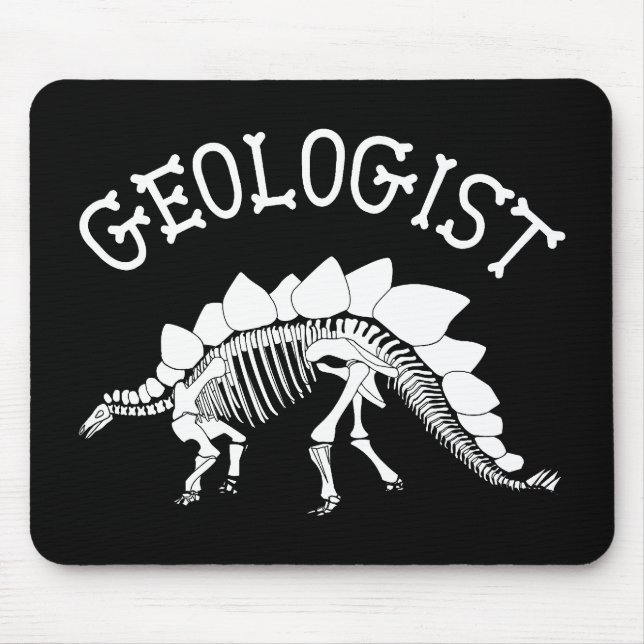 Alfombrilla De Ratón Geólogo Mousepad (Stegosaurus) (Frente)