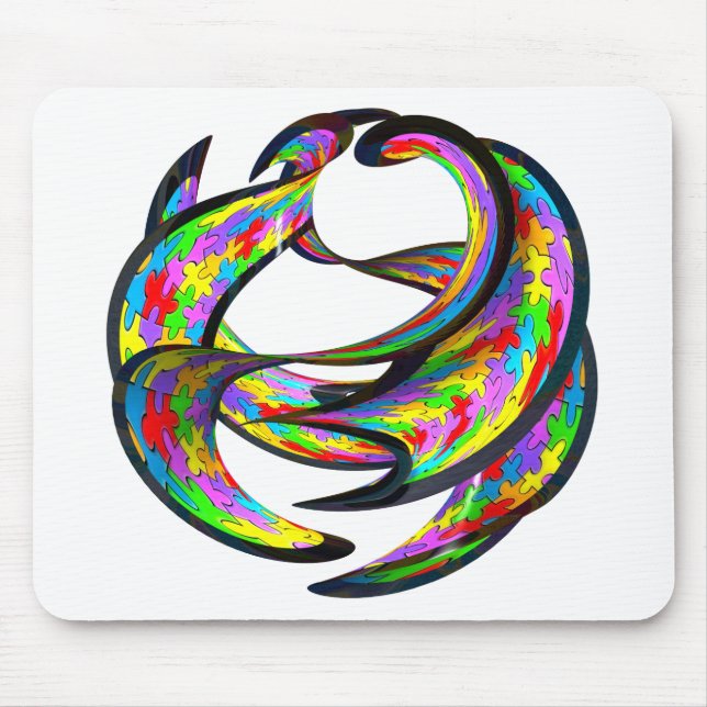 Alfombrilla De Ratón Geometría imposible (Frente)